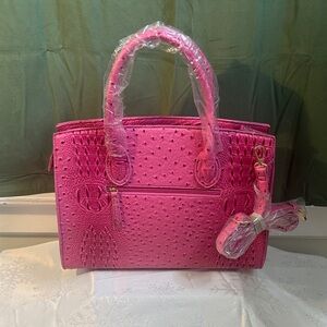 Vibrant Pink Satchel Bag
